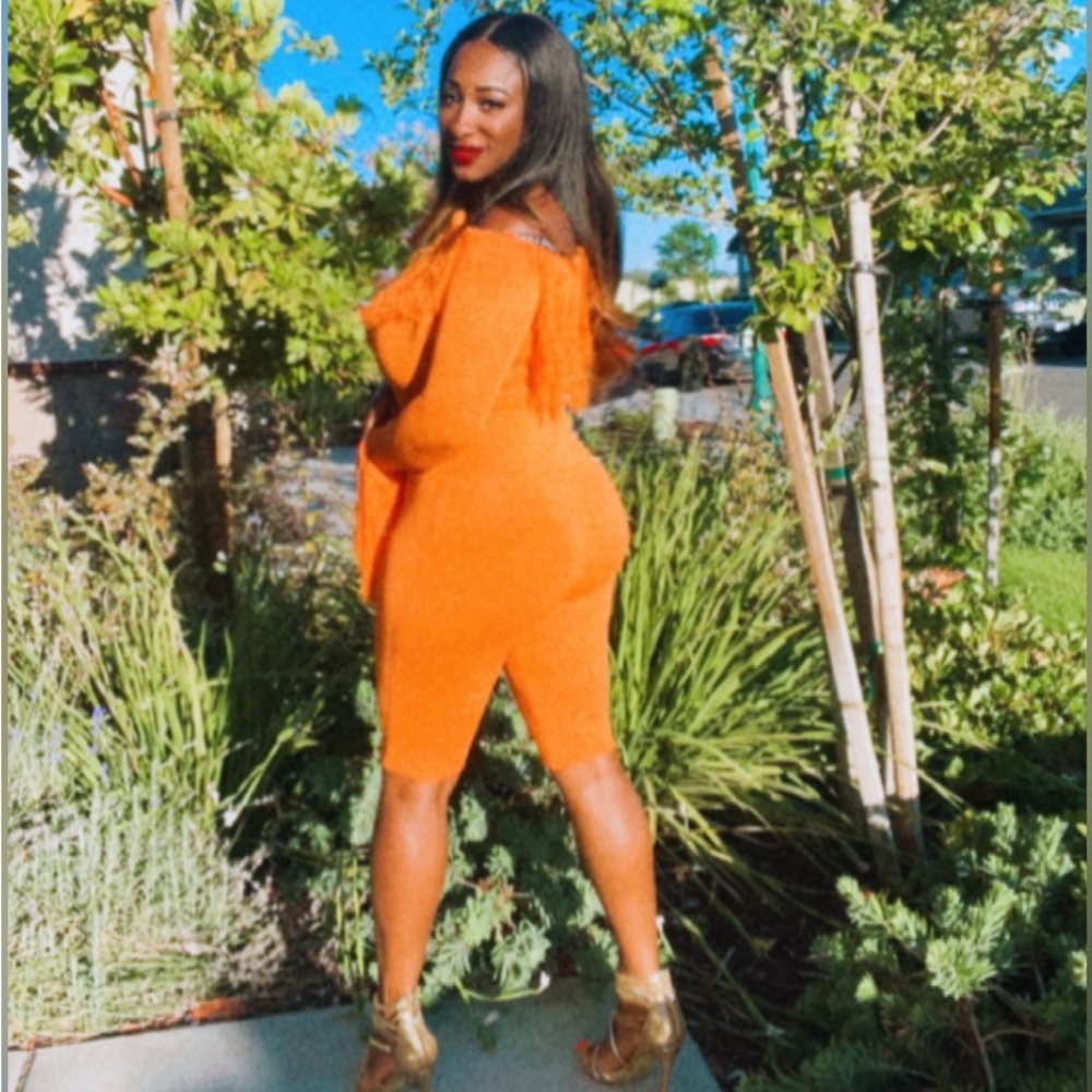 Tangerine romper